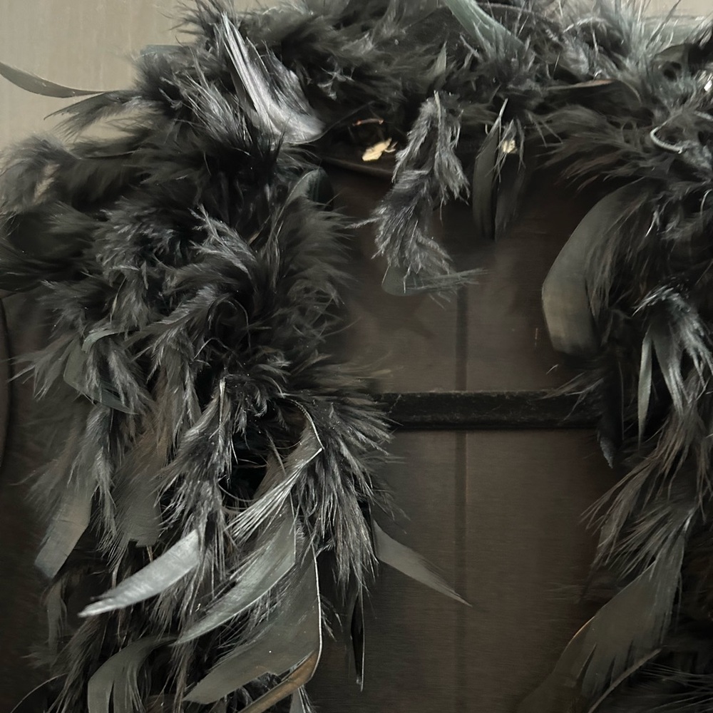 Mesh Feather Robe - Picture 3 of 4